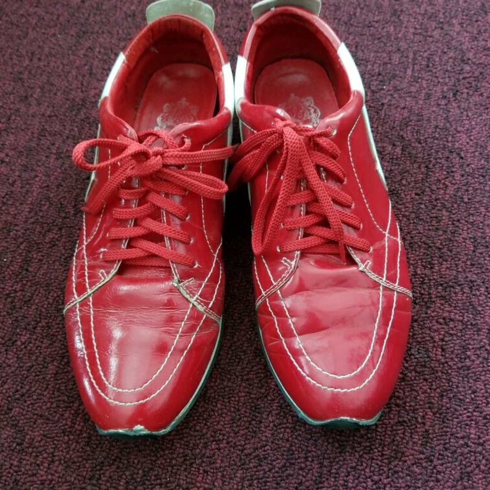 Juicy Couture Red Patent Leather Sneakers
